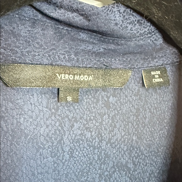 Vero Moda Small Blue Python Snake Print Dress - Picture 2 of 4